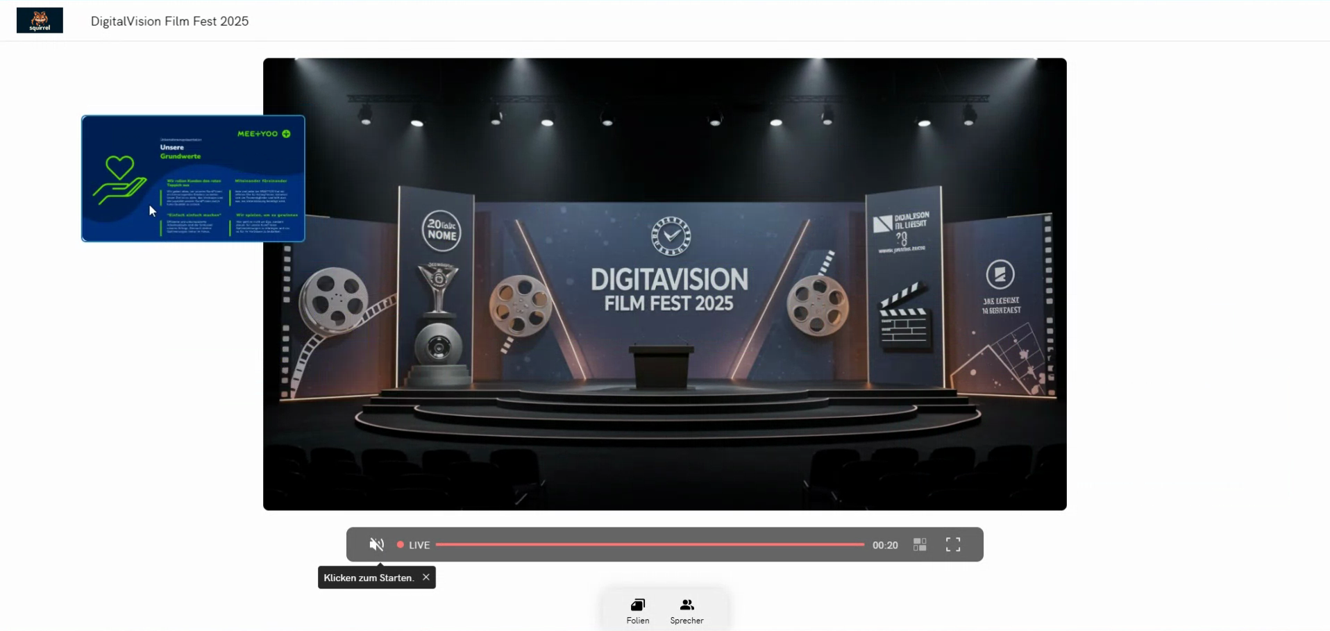 Flexible Ansichtsoptionen für Teilnehmer