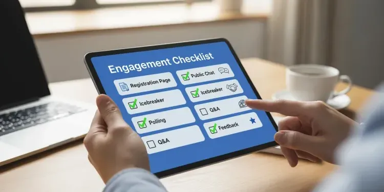 6 Tipps für mehr Teilnehmer-Engagement im Webcast