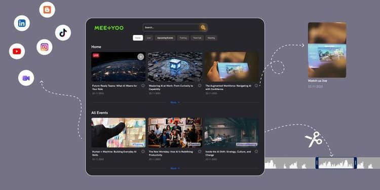 Wissens-Silos aufbrechen: So baust du mit Webcasts einen internen On-Demand-Campus auf